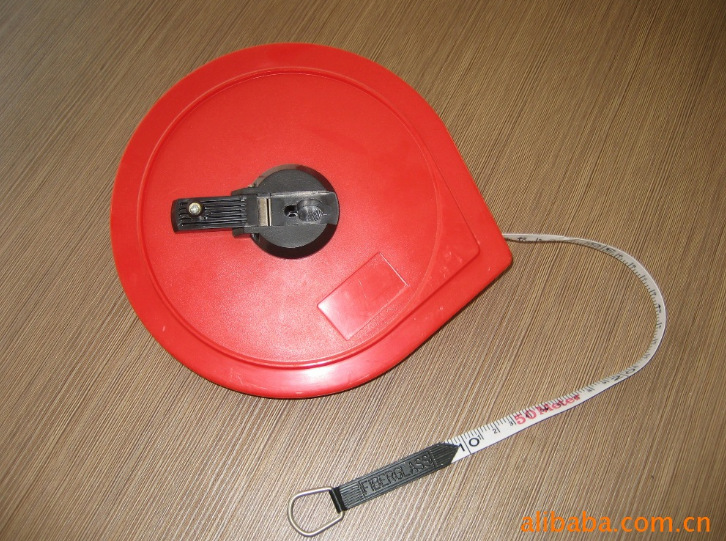 厂家供应玻璃纤维卷尺50m 30m 20m 皮卷尺100M工地、工程测量用