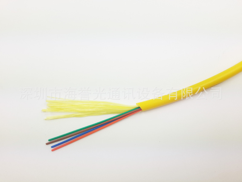 Manufacturers directly supply indoor single-mode 4-core bundled optical cables for multimode and 6/8/12/24/48/96 cores