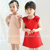 Summer fashionable dress, cute small princess costume, children's clothing, Korean style