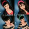 Retro woven headband with pigtail, elastic hair accessory, Japanese and Korean