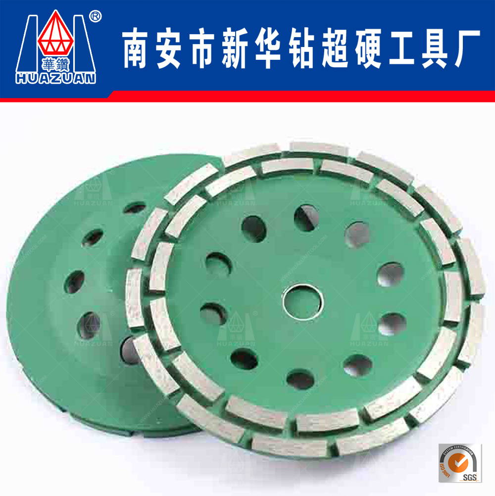 *厂家批发加工定制双排焊接涡轮碗磨碗形磨盘石材混凝土打磨碗磨