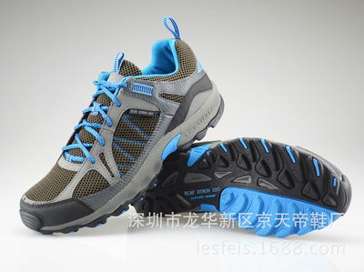 哥倫夏季大網透氣戶外運動鞋防滑減震男鞋 壹件起批