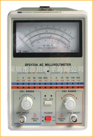 毫伏表模拟指示毫伏表DF2172A模拟指示毫伏表af