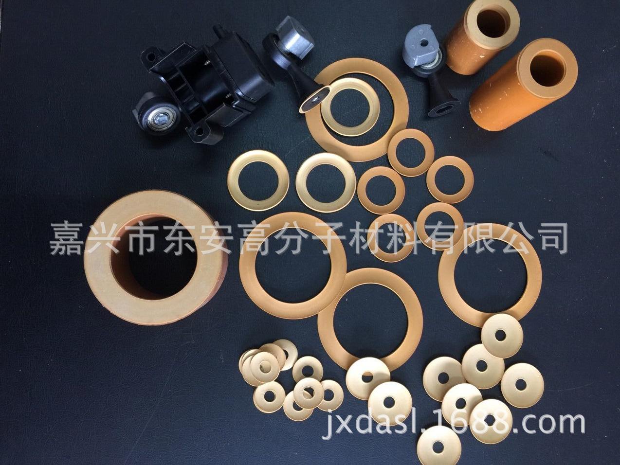 厂家供应无油润滑配件.非金属活塞环四氟密封活塞环