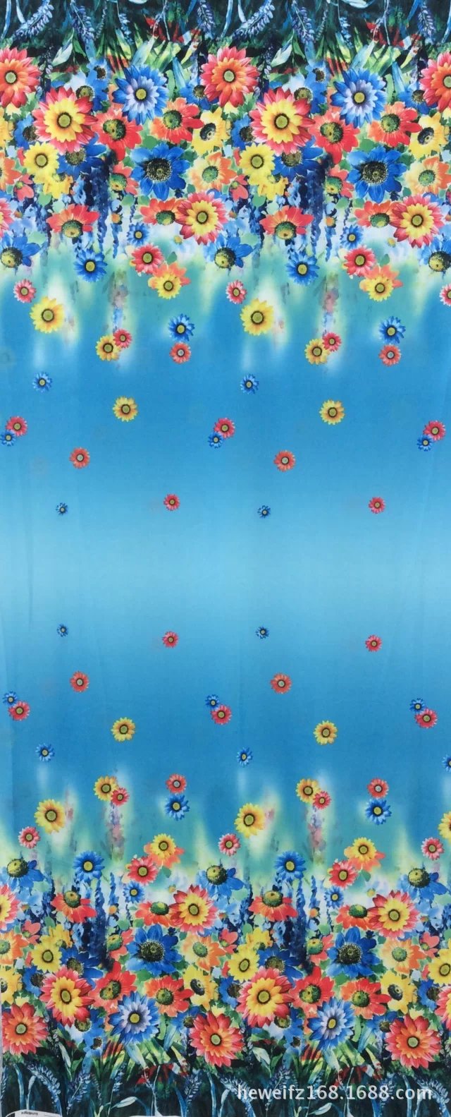 转移印花厂F8606 供应花型加工印花可印雪纺 涤棉 针织等服装面料