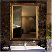 厂家直销 带框 酒店卫生间浴室镜子 欧美复古镜框 半身装饰挂镜