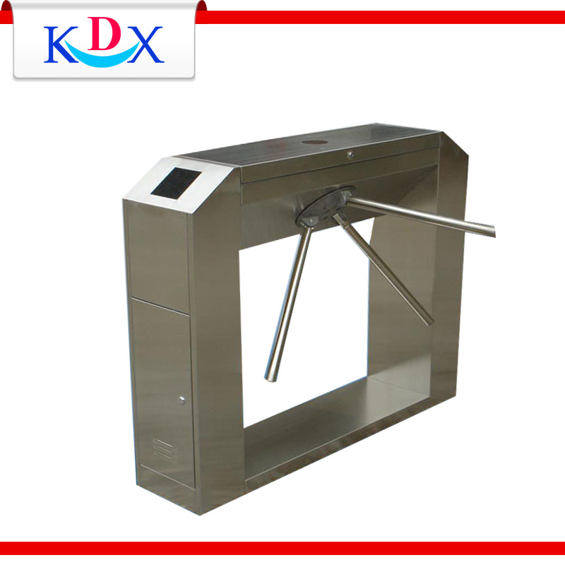 厂家供应智能人行通道闸 工地考勤签到三辊闸 不锈钢斜角三辊闸