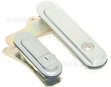 锌合金平面旋转电箱机柜门把锁3     suo
