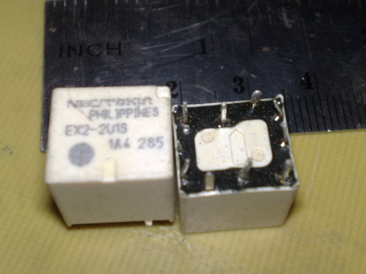 二手 继电器 NEC EX2-2U1 双线圈 150欧姆 10脚
