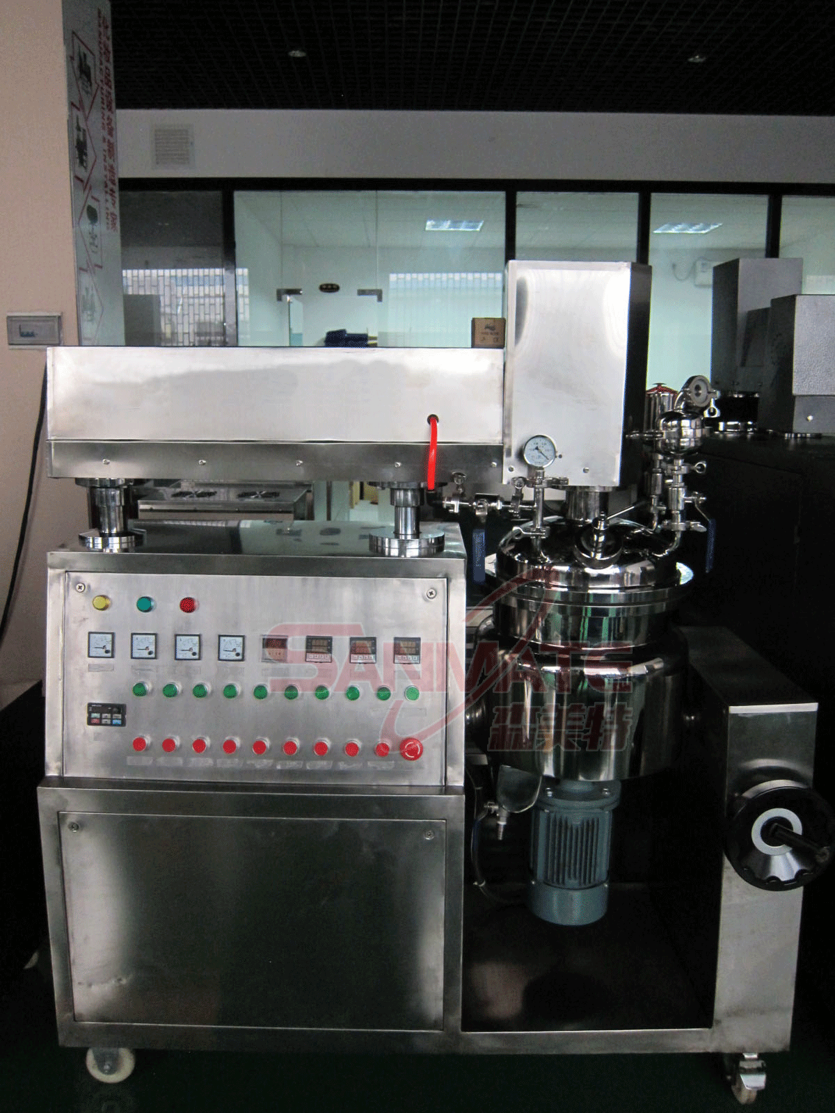 20L可倾真空均质乳化机 化工实验设备乳化机 实验高剪切乳化机