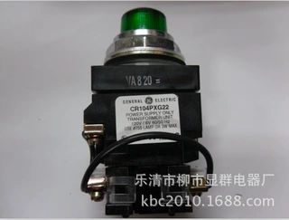 GE通用 绿色带灯自复位按钮CR104PXG22 CR104PLT32G