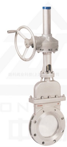 伞齿轮暗杆式刀型闸阀|暗板刀型闸阀生产厂家朗科阀业