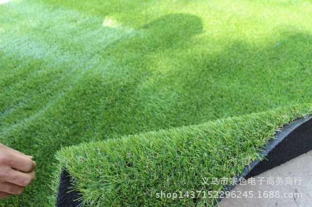厂家 高仿真人造地毯草坪草皮四色草 足球场幼儿园商场专用批发