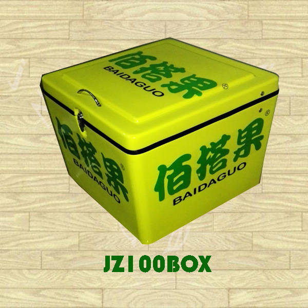 客户订购的江智JZ100BOX带十字隔板的外卖箱外送箱保温箱储运设备
