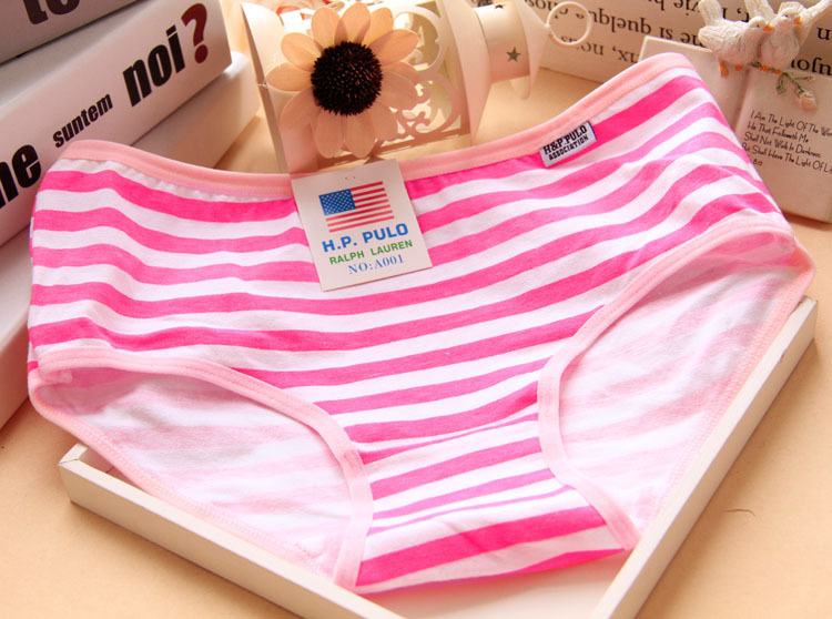 Slip jeunesse rayures A001 en coton - Ref 653008 Image 21