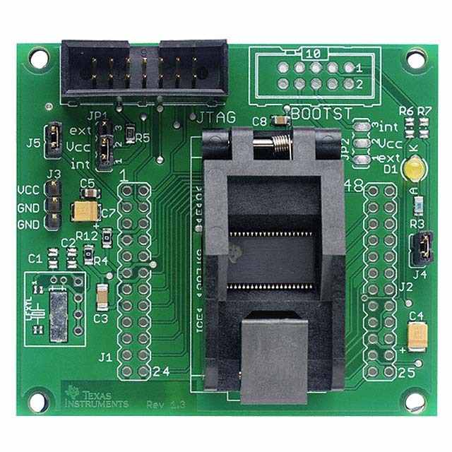 现货TI/德州MSP-TS430DL48 编程器适配器ZIF MSP430原装正品