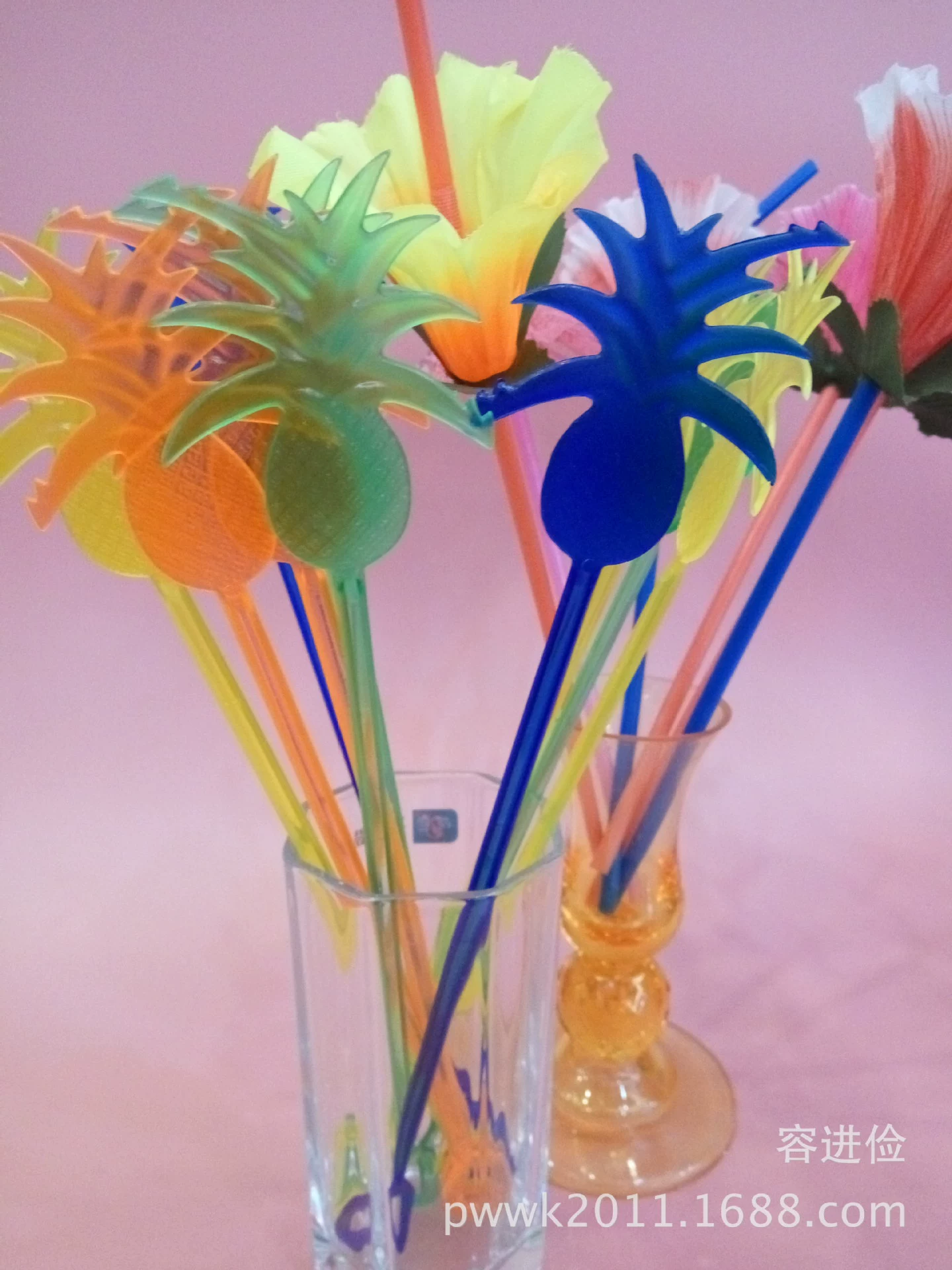Plastic cocktail stick polypropylene, cocktail creative multifunctional mixing stick for party