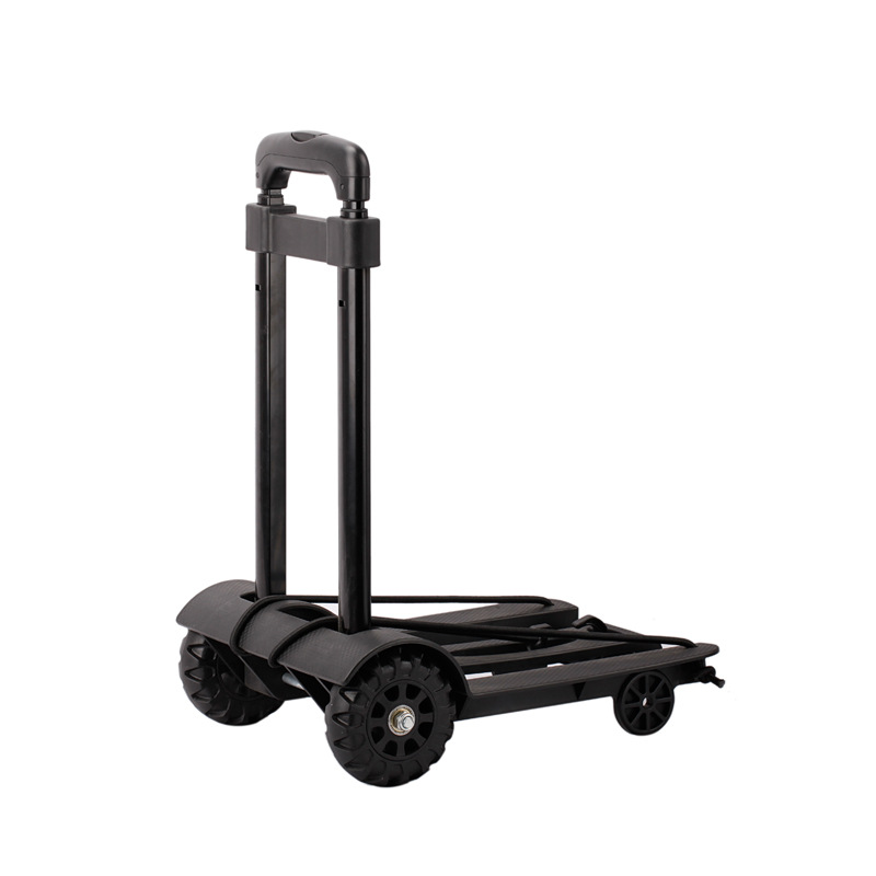 廠家直供鐵管坦克2輪折疊購物車行李車進貨車手推車買菜車行李車