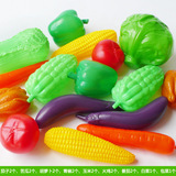 Детская семейная игрушка, сетчатая сумка, сумка-чехол, пластиковый реалистичный комплект для детского сада для фруктов и овощей