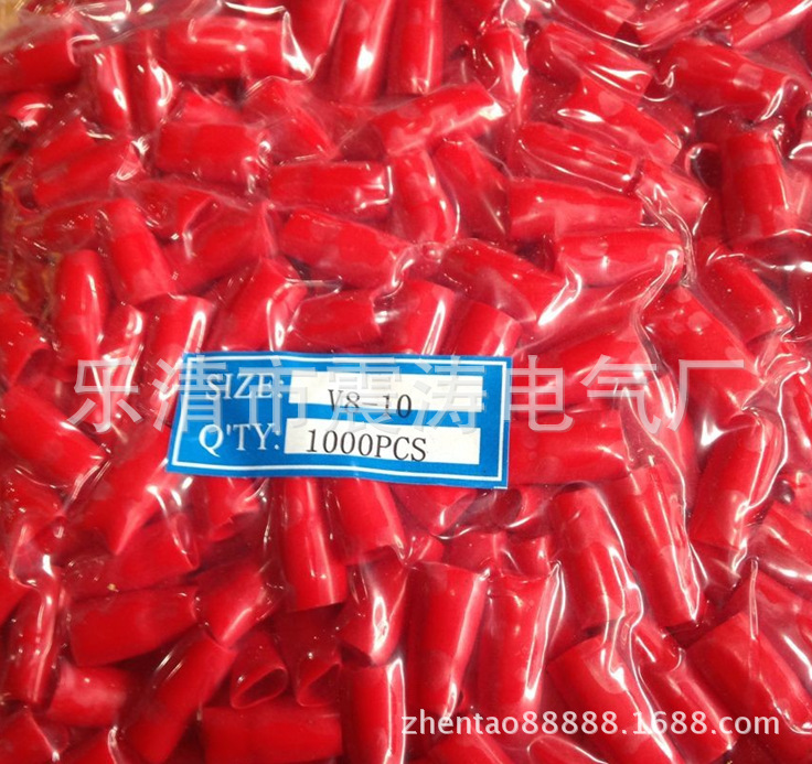 V1 2 3 4 5 绝缘软套管 端子护套 软护套 保护套 硅橡胶 PVC色套