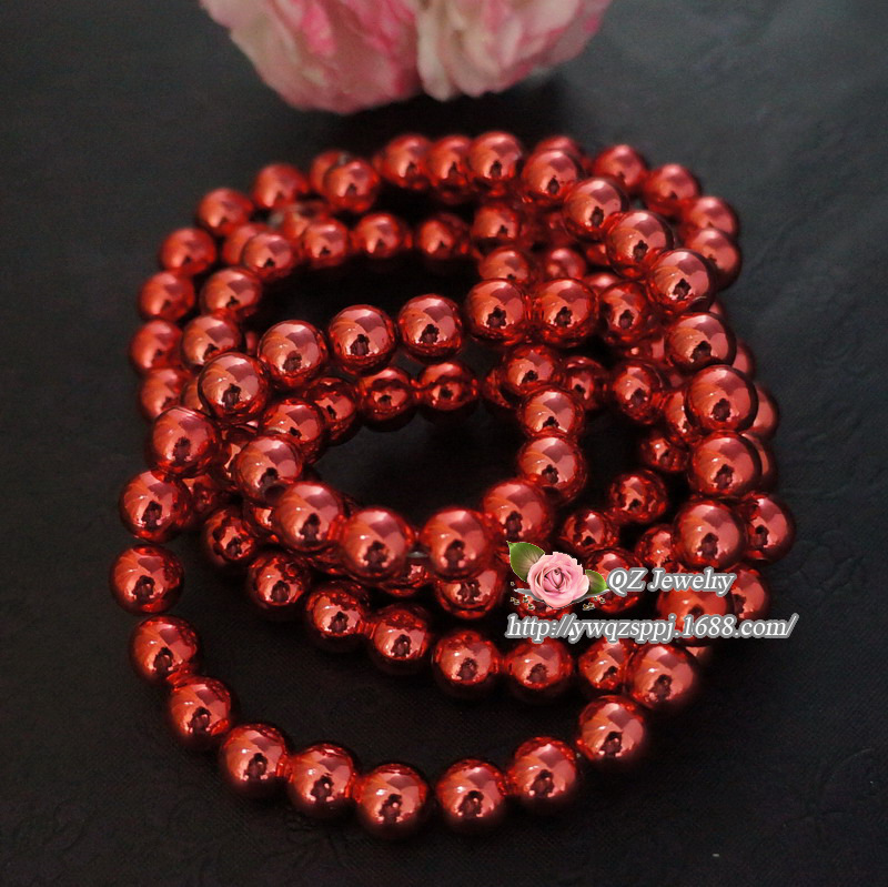 3-12mm bright beaded electroplated plastic jewelry accessories, creative beaded small accessories, bracelets, necklaces, diy coated beads detail image 6