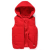 thickening winter leisure time Vest zipper Hooded keep warm Solid Vest Customizable