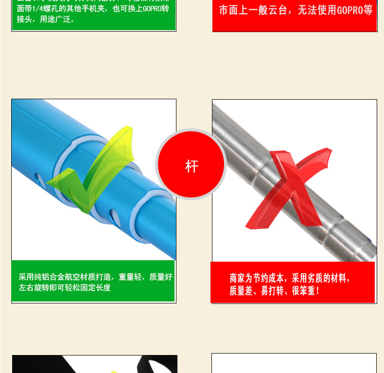 Stick selfie en Alliage d aluminium - Ref 3386115 Image 28