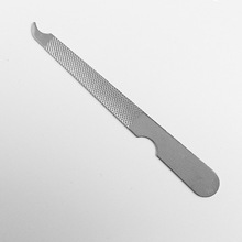 92mm粗牙指甲銼美容化妝不銹鋼片銼修甲工具修指甲勾尖頭修腳銼