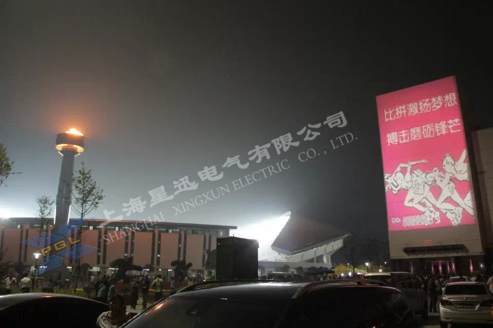 巨幅广告投影_夜景亮化投影_艺术亮化投影_巨幅广告投影