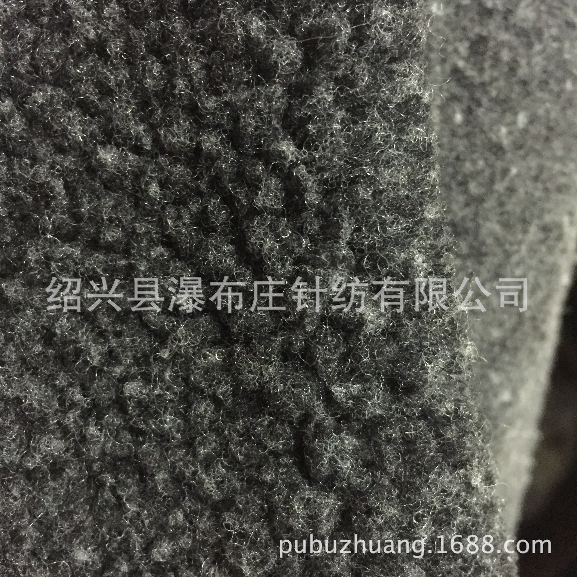 厂家直销针织全涤褪色羊羔绒 麻灰羊羔毛