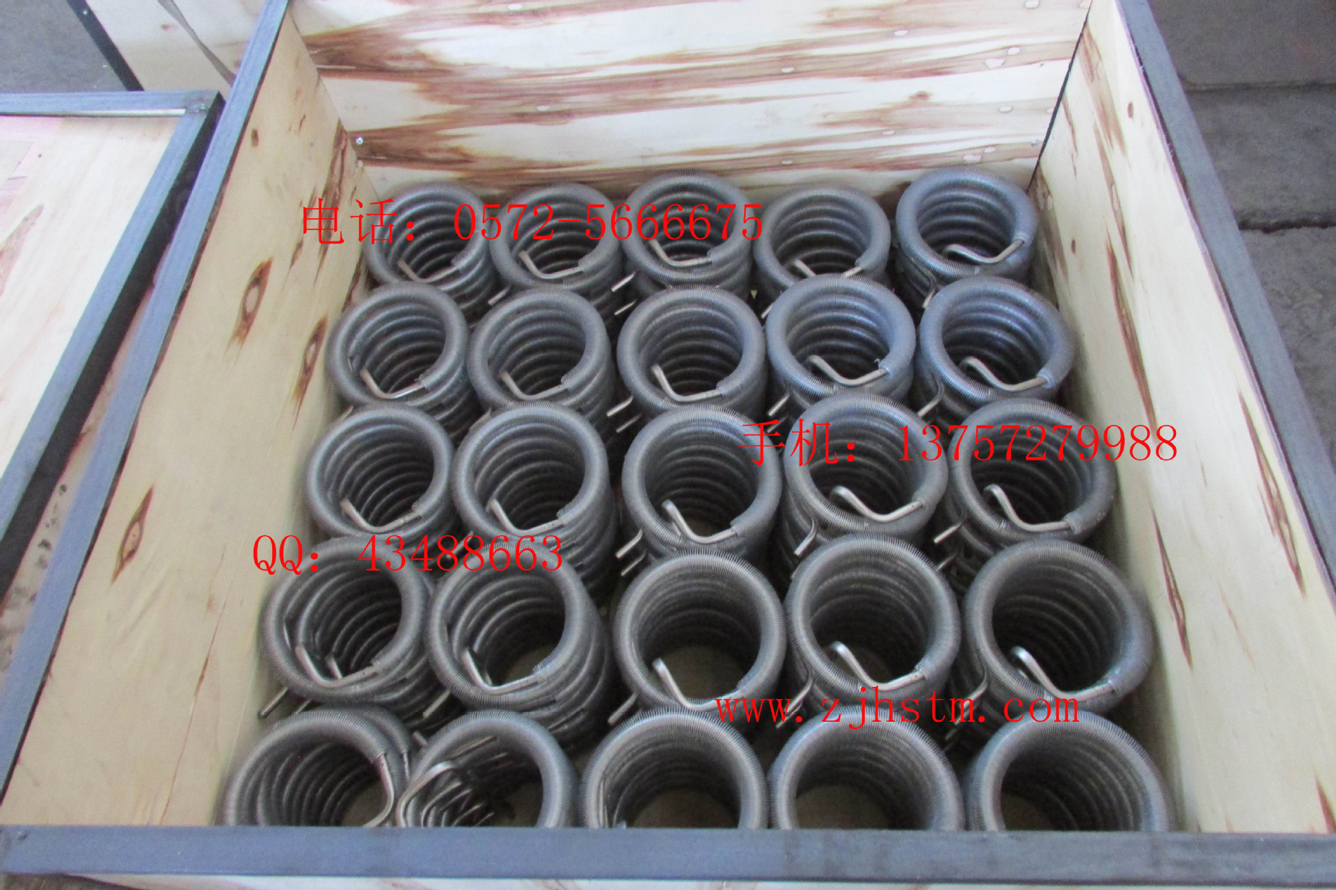 冷凝器用不锈钢铝复合螺纹翅片盘管