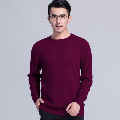 Supplying 10 Optional Autumn and winter new pattern Korean Edition leisure time men's wear sweater plane T-shirts Cashmere sweater