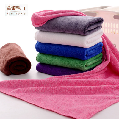 direct deal Microfiber Towel Barber shop towel 35*75cm thickening water uptake Towel dry hair logo