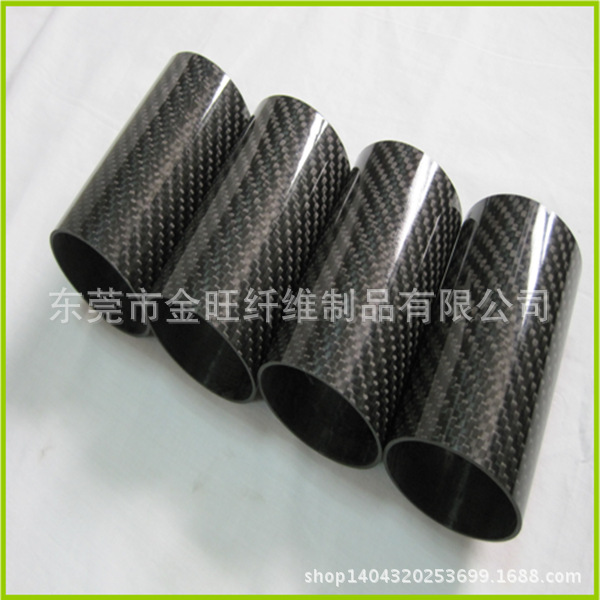 东莞厂家批发40*38mm斜纹亮光3K半碳管。高强度设备用半碳管