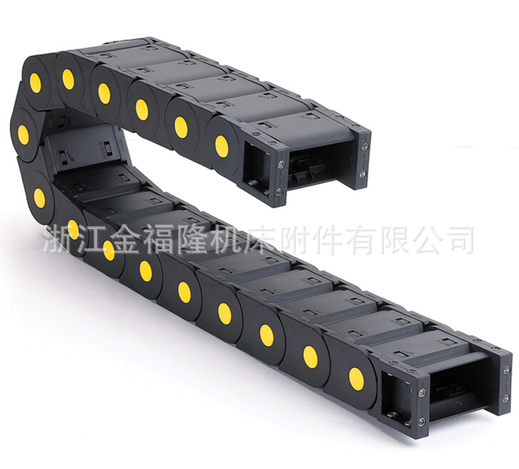 【厂家直销】拖链H35封闭两侧可开式塑料工程拖链/坦克链