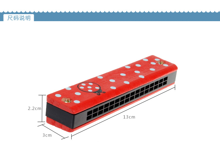 Câu đố trẻ em của harmonica đồ chơi bằng gỗ gian hàng bán nóng nhà sản xuất cung cấp âm nhạc nhạc cụ đồ chơi harmonica