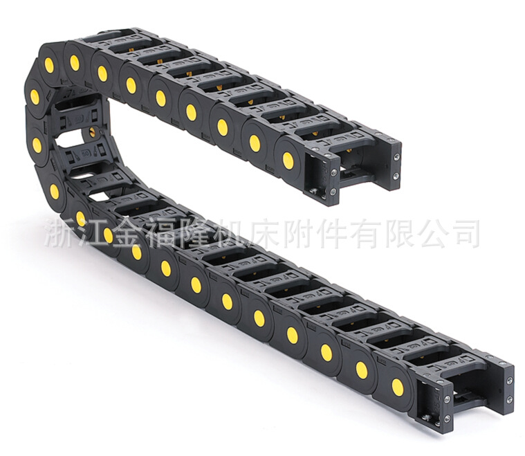 H25桥式两侧开拖链-优质工程拖链-机床塑料拖链新款技术可制定