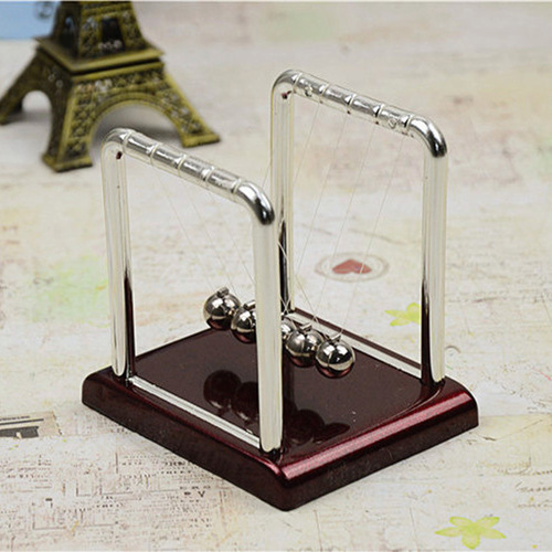 Small Newton pendulum billiard ball, collision ball, decompression ball, small square force balance ball, metal craft gift model