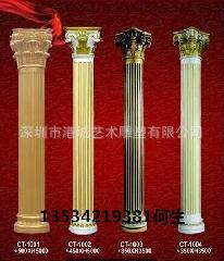婚庆树脂花柱室内外GRC装饰欧式玻璃钢罗马柱雕塑玻璃纤维龙柱