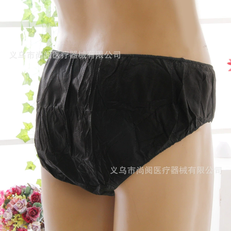 Оптовые продажи одноразового нижнего белья мужские трусы нетканое нижнее белье непрозрачного размера XXL