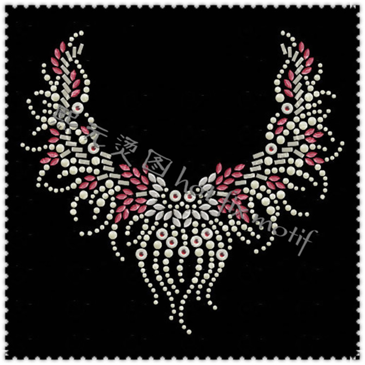 2021潮流鞋帽服装羊绒衫烫钻图案  设计加工义乌烫钻烫图服装辅料