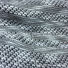 厂家直销针织全涤粗针竹节大肚纱小循环仿提花汗布