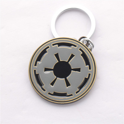 批發電影周邊 熱銷星球大戰標志鑰匙扣 鋅合金飾品挂件
