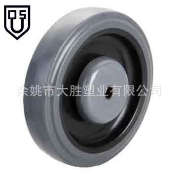 大胜脚轮厂家直销保用两年125X30优质TPR/TPE人造橡胶脚轮万向轮