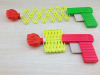 Funny magic elastic telescopic classic toy gun