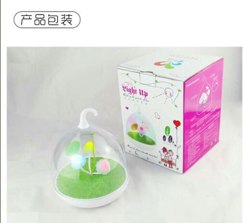 Manufacturers selling novelty led cage bud Nightlight intelligent touch mushroom rechargeable induction lamp9