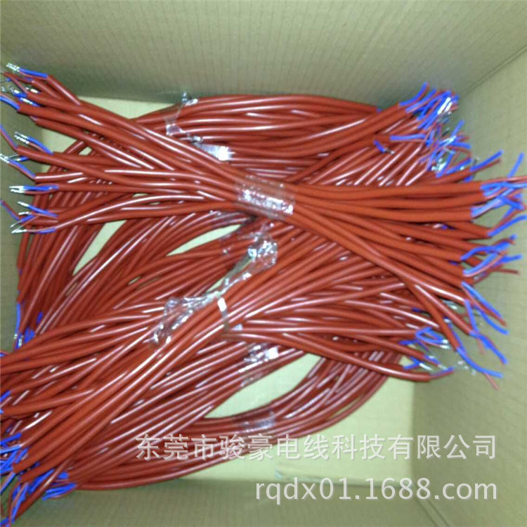 骏豪电线长期供应耐高温硅胶电子线 h05s-k接地线vde认证电线批发