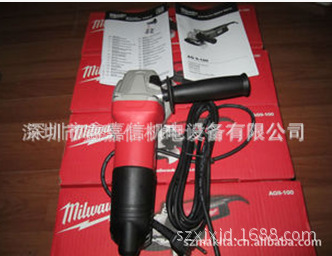 						特价现货批发美国milwaukee 米沃奇工业级磨光机 AG9-125
