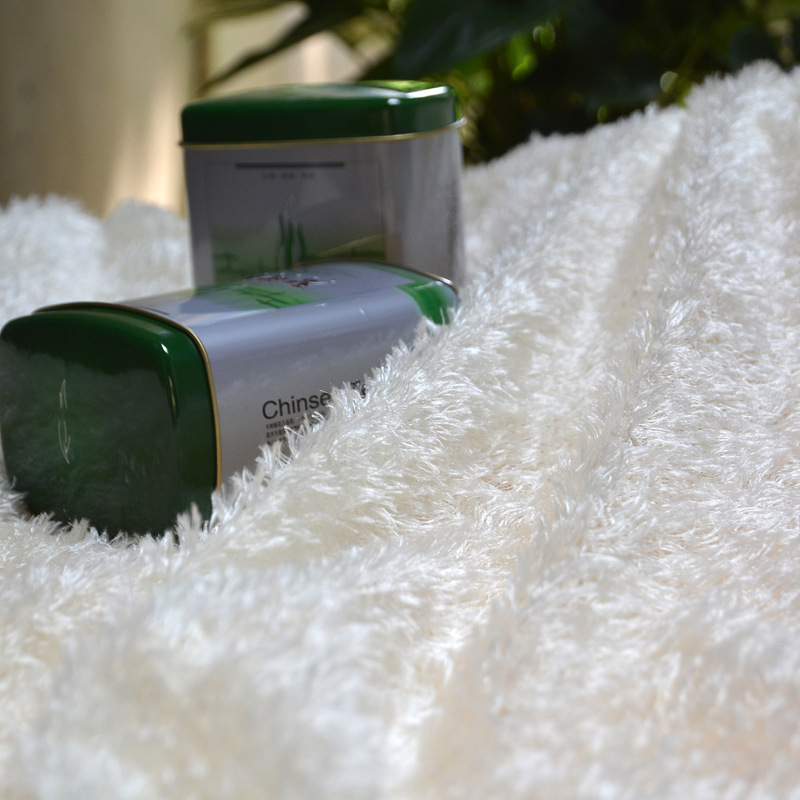 厂家现货茶叶盒内衬绒布 酒盒内衬长毛绒 包装用布