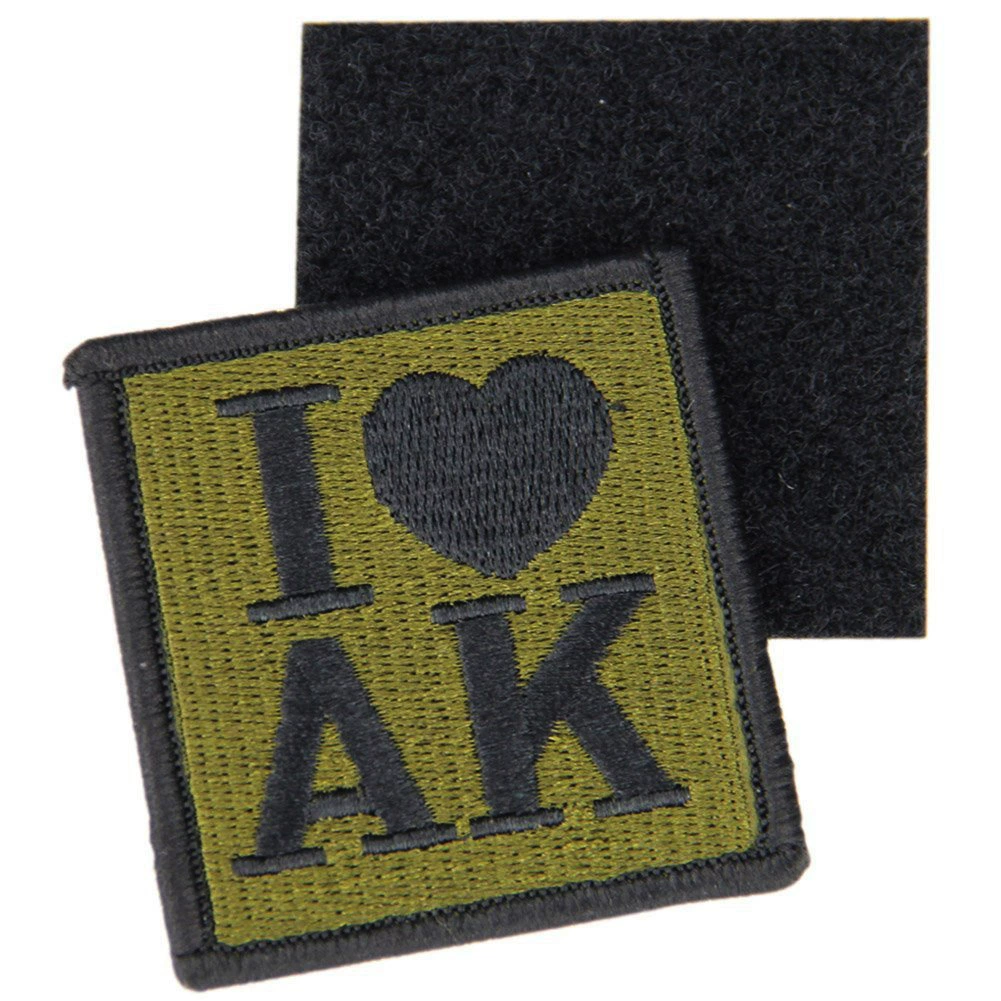 Новый продукт, кайфовая моральная военная нашивка AK, 5.8*5.8, магическая арmband вышитая тканевая нашивка
